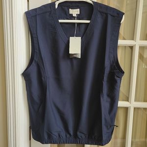🆕 Cutter & Buck Vest CB WindTec Navy Blue Men's Performance Wear Vest size L